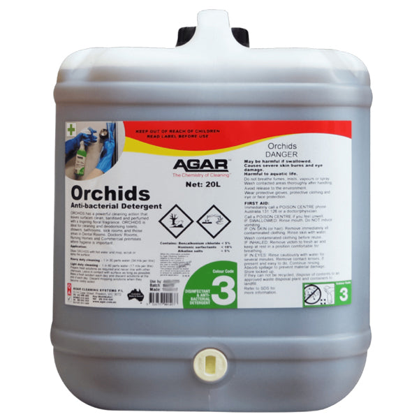 Premium Agar Orchids Commercial Grade Disinfectant - EPA Approved for Hospitals, Schools & Offices - Kills 99.9% Germs & Viruses - Ideal for High-Traffic Areas & Healthcare Facilities