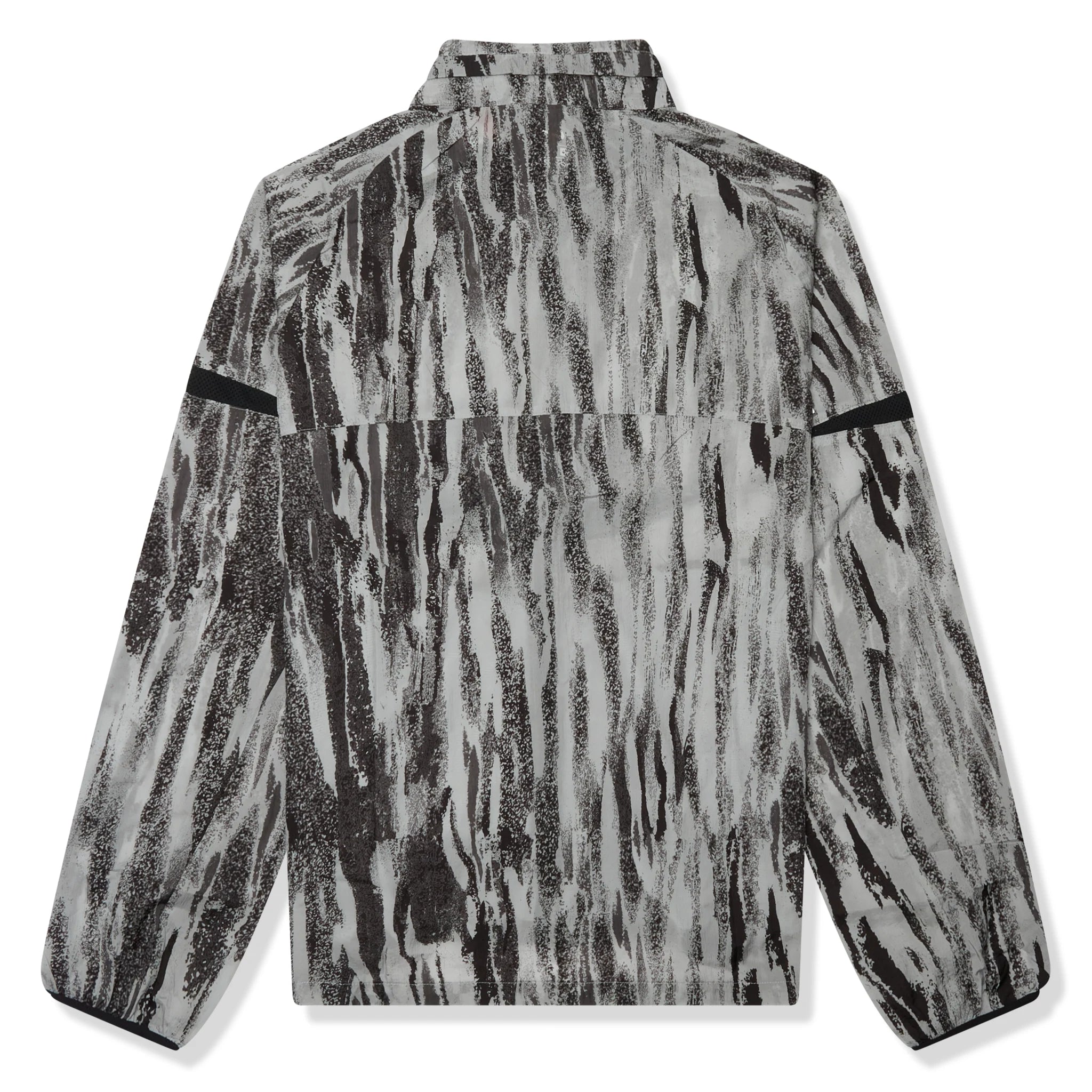 Nike Running Wild Run Zebra Print Grey Windrunner Jacket - Lightweight Athletic Running Hoodie for Men & Women - Perfect for Jogging, Gym Workouts & Outdoor Sports
