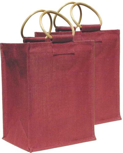 Premium 6-Bottle Burgundy Wine Carrier Bags - Eco-Friendly Natural Green Reusable Tote for Wine Storage, Travel & Gifting