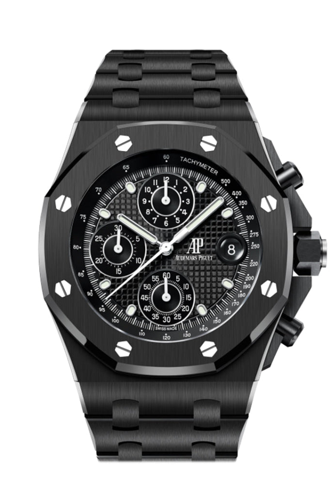 Audemars Piguet Royal Oak Offshore Black Ceramic Men's Watch 26238CE.OO.1300CE.01 - Luxury Swiss Automatic Chronograph for Business & Formal Occasions