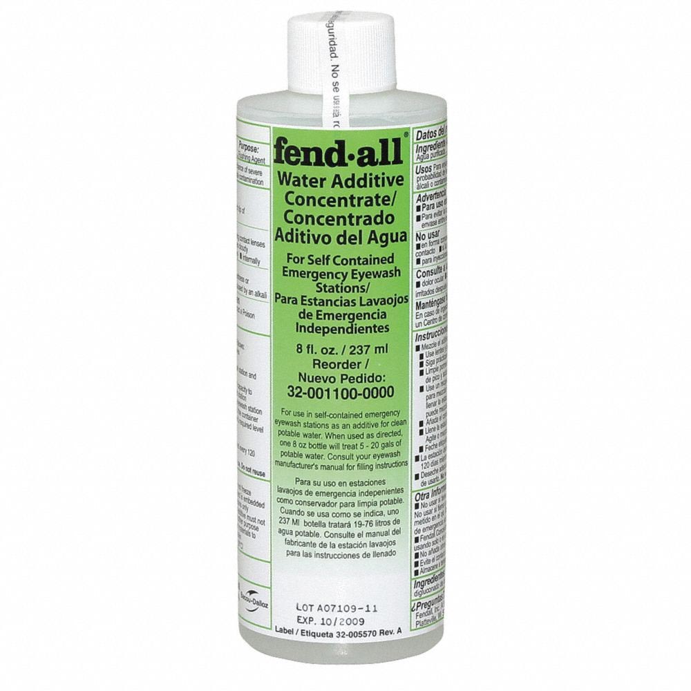 Honeywell Eye Wash Preservative Solution for Fendall Eye Wash Stations - 32 oz Bottle (32 001100 0000) | Emergency Eye Wash Safety Equipment for Laboratories & Industrial Workplaces