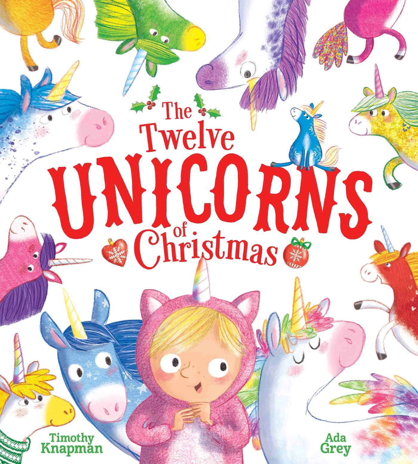 The Twelve Unicorns of Christmas - Magical Holiday Decor & Festive Unicorn Ornaments for Tree, Gift Giving & Christmas Celebrations