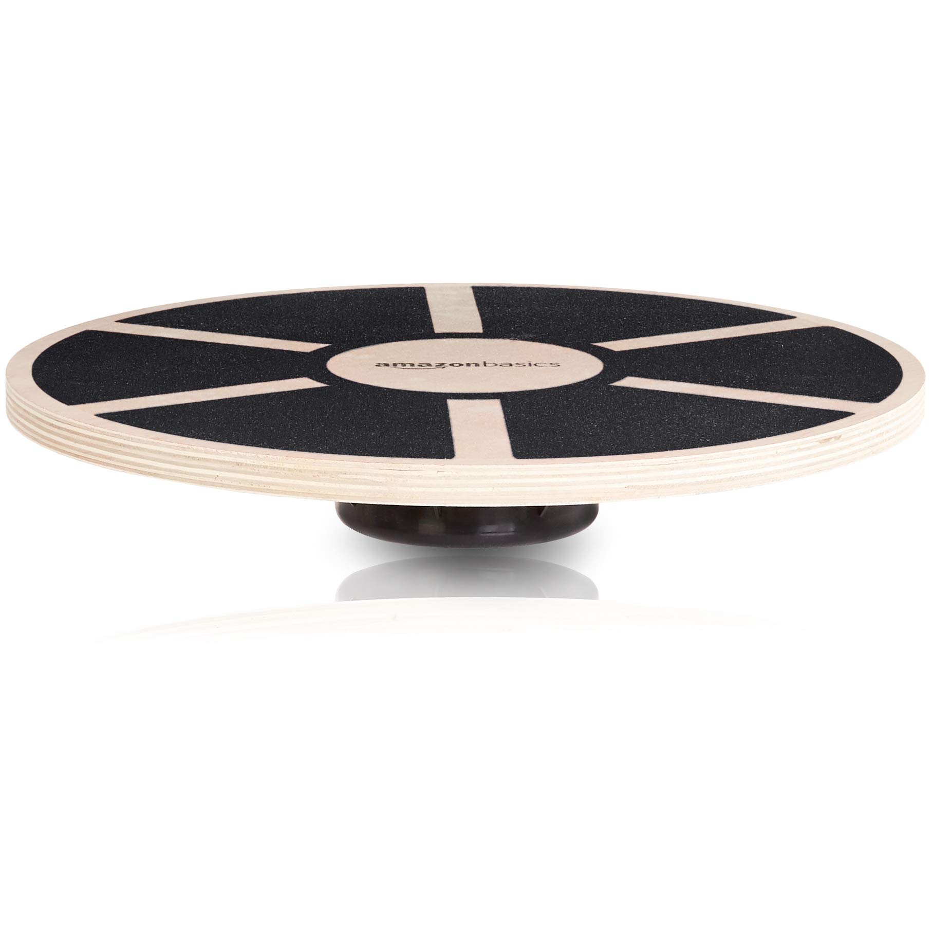Amazon Basics Wood Wobble Balance Trainer Board - Core Strength & Stability Training for Kids & Adults - Perfect for Home Gym, Office, Yoga & Physical Therapy