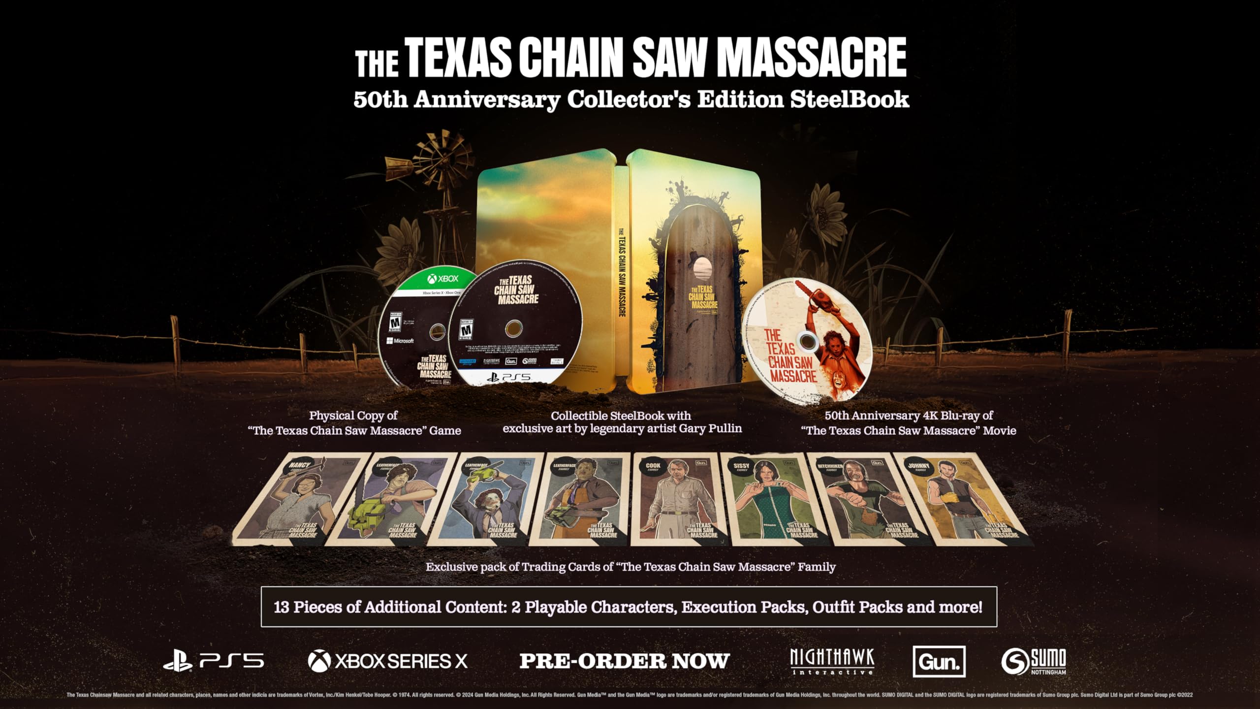 The Texas Chain Saw Massacre 50th Anniversary Collector's Edition SteelBook for PlayStation 5 - Limited Edition Horror Game for PS5 Fans & Collectors - Perfect for Gaming Nights & Horror Movie Enthusiasts