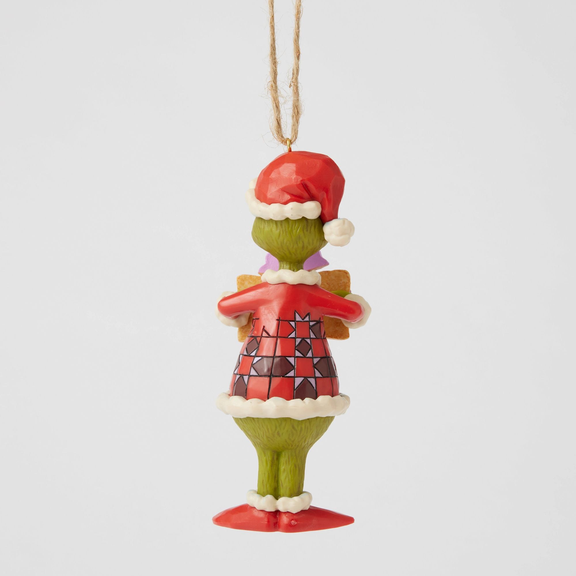 Grinch Christmas Message Ornament - Festive Holiday Decor for Tree, Gift, and Home - Perfect for Xmas Party & Family Gatherings