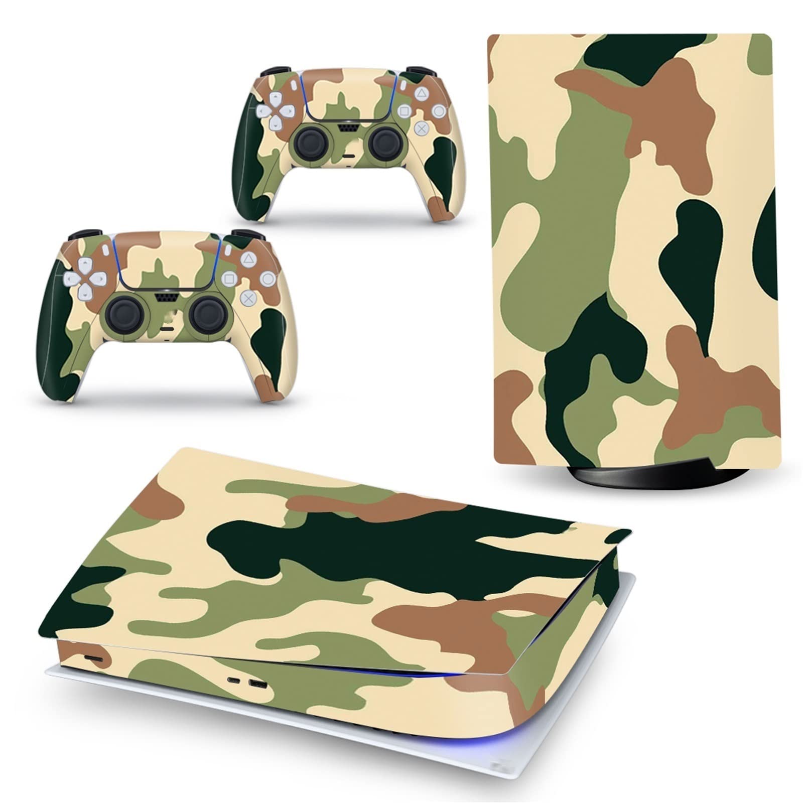 Anime PS5 Disk Edition Vinyl Skin Wrap - Scratch Resistant, Bubble-Free, Durable Decal for 2 Controllers | Perfect for Gaming Setup & Console Protection