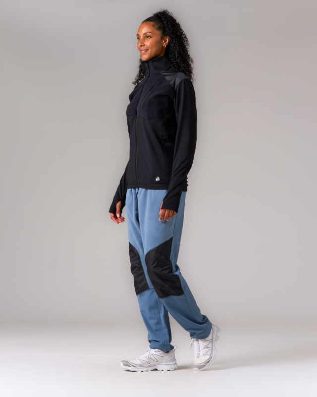Hybrid Fleece Pants for Men & Women - Soft Warm Winter Thermal Trousers - Perfect for Outdoor Activities, Hiking, Camping & Lounge Wear