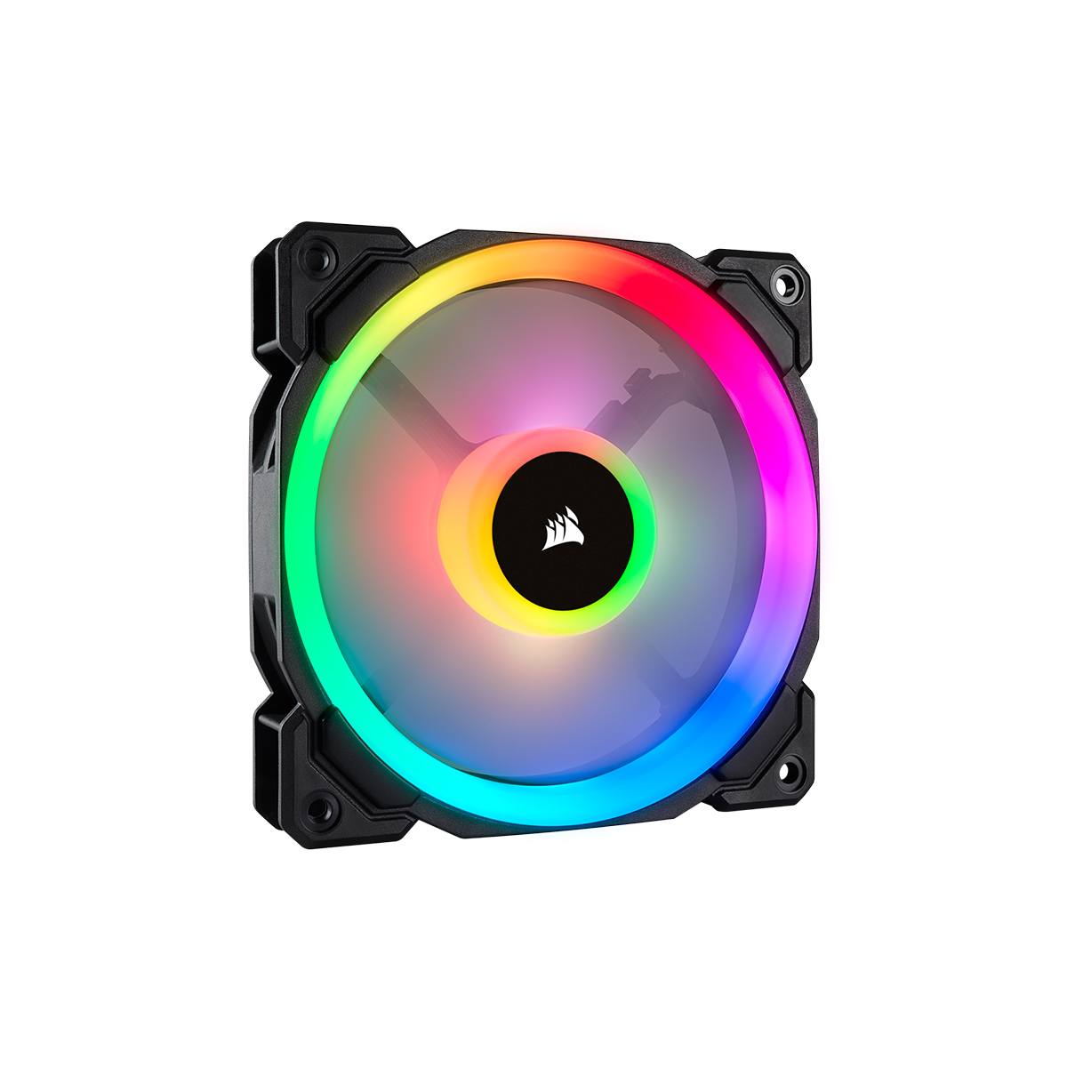 Corsair LL120 RGB 120mm Dual Light Loop PWM Fan - Single Pack | High-Performance PC Cooling with Vibrant RGB Lighting for Gaming Rigs & PC Builds