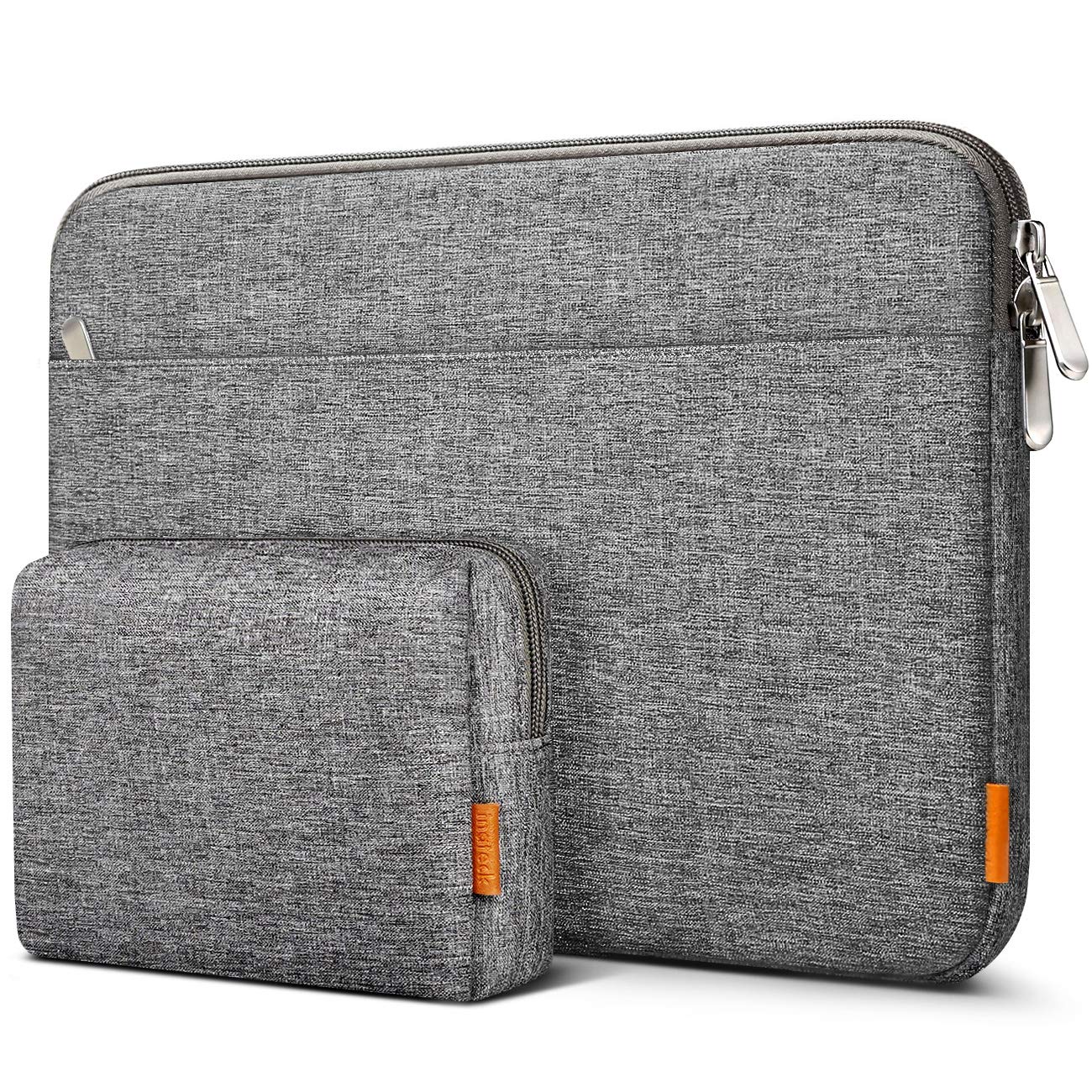 Inateck 16-Inch Laptop Sleeve Case for MacBook Pro M3/M2/M1 Pro/Max (2021-2023 Models A2991/A2780/A2485/A2141), 15-Inch MacBook Pro (2013-2015) & Dell XPS 15 - Protective Notebook Cover with Soft Padding - Perfect for Work, Travel & School - Gray