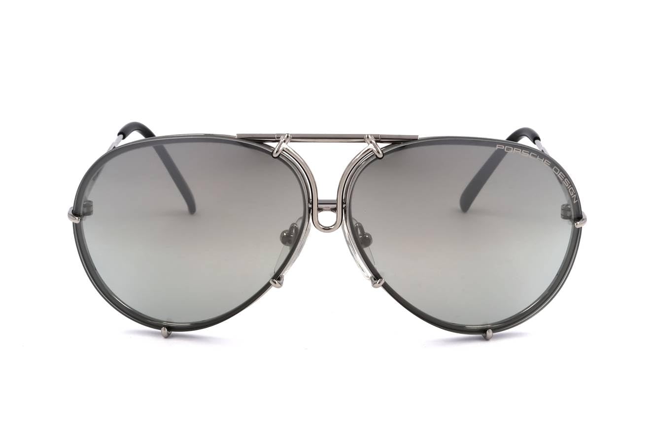 Porsche Design P8478 Aviator Sunglasses for Men & Women - UV Protection Polarized Lenses - Luxury Fashion Eyewear for Driving, Travel & Outdoor Activities