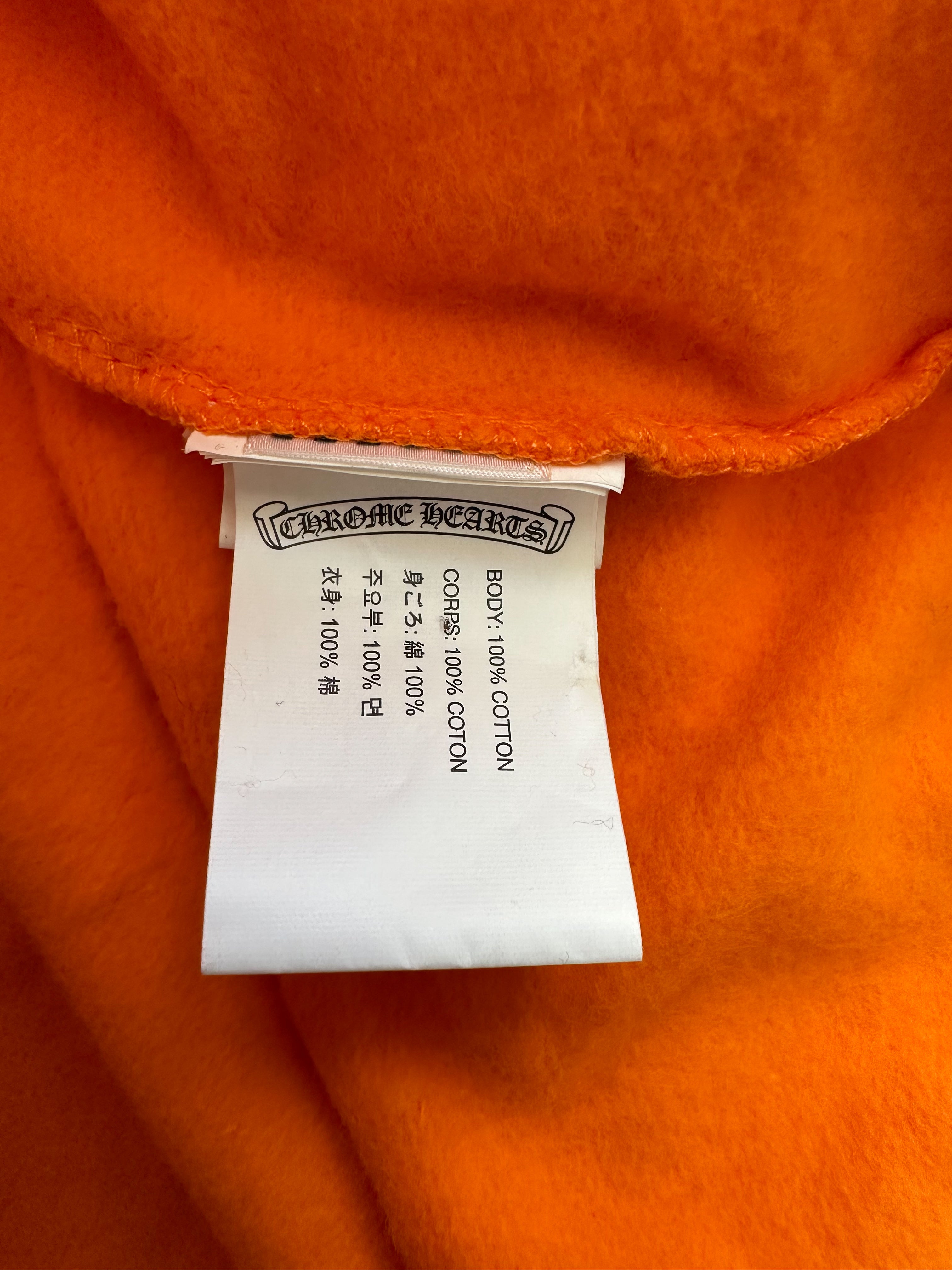 Chrome Hearts Off White Orange & Black Scroll Logo Hoodie - Stylish Streetwear for Men & Women | Perfect for Casual Outfits, Urban Fashion & Everyday Wear