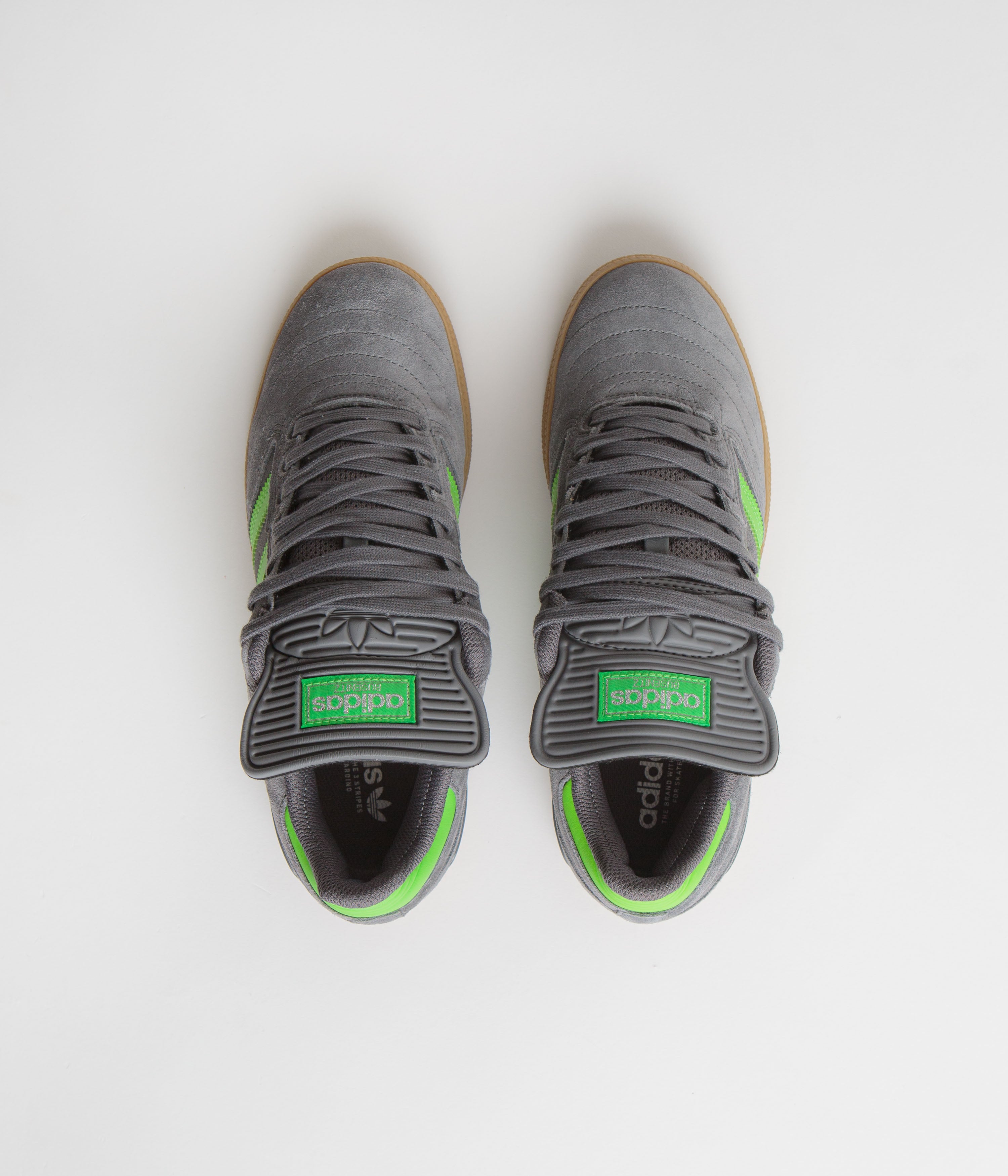 Adidas Busenitz Pro Skate Shoes - Grey Four / Lime / Gum Sole | Durable & Comfortable for Skateboarding & Streetwear Fashion