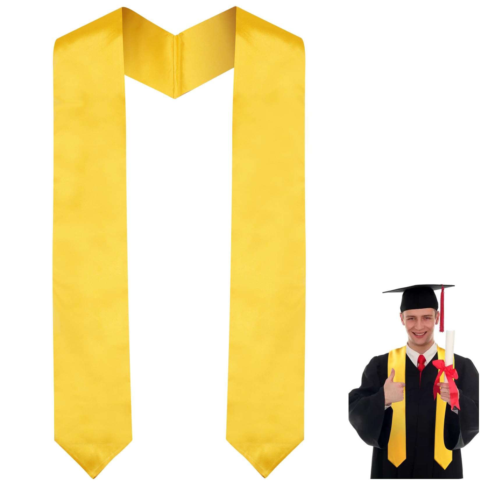 2025 Graduation Stole & Sash - Unisex Honor Stole for College & High School Graduation Ceremonies - Perfect for Graduation Photos & Commencement Events