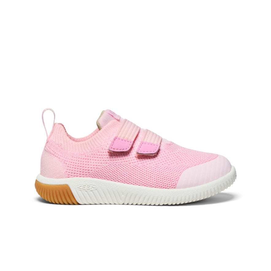 Little Kids' KNX Knit Double Strap Sandals in Giggle Pink & Moonlite Mauve | Comfortable & Stylish Toddler Shoes for Playtime, School & Everyday Wear