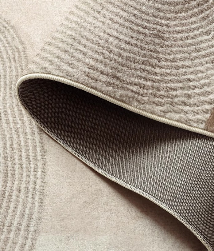 Abstract Contemporary Area Rugs - Large Modern Non-Slip Rug for Bedroom, Dining Room & Office - Boho Chic Decor for Home & Workspaces