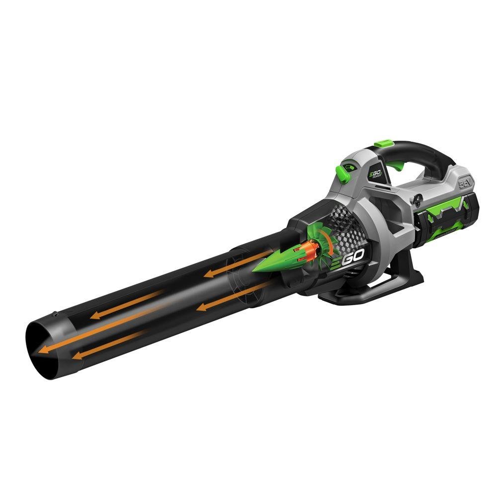 EGO Power+ 56V Cordless Turbo Blower - 110 MPH 530 CFM Variable Speed | Includes 2.5Ah Battery & Charger | Reconditioned | Perfect for Yard Cleanup, Leaf Blowing & Outdoor Maintenance