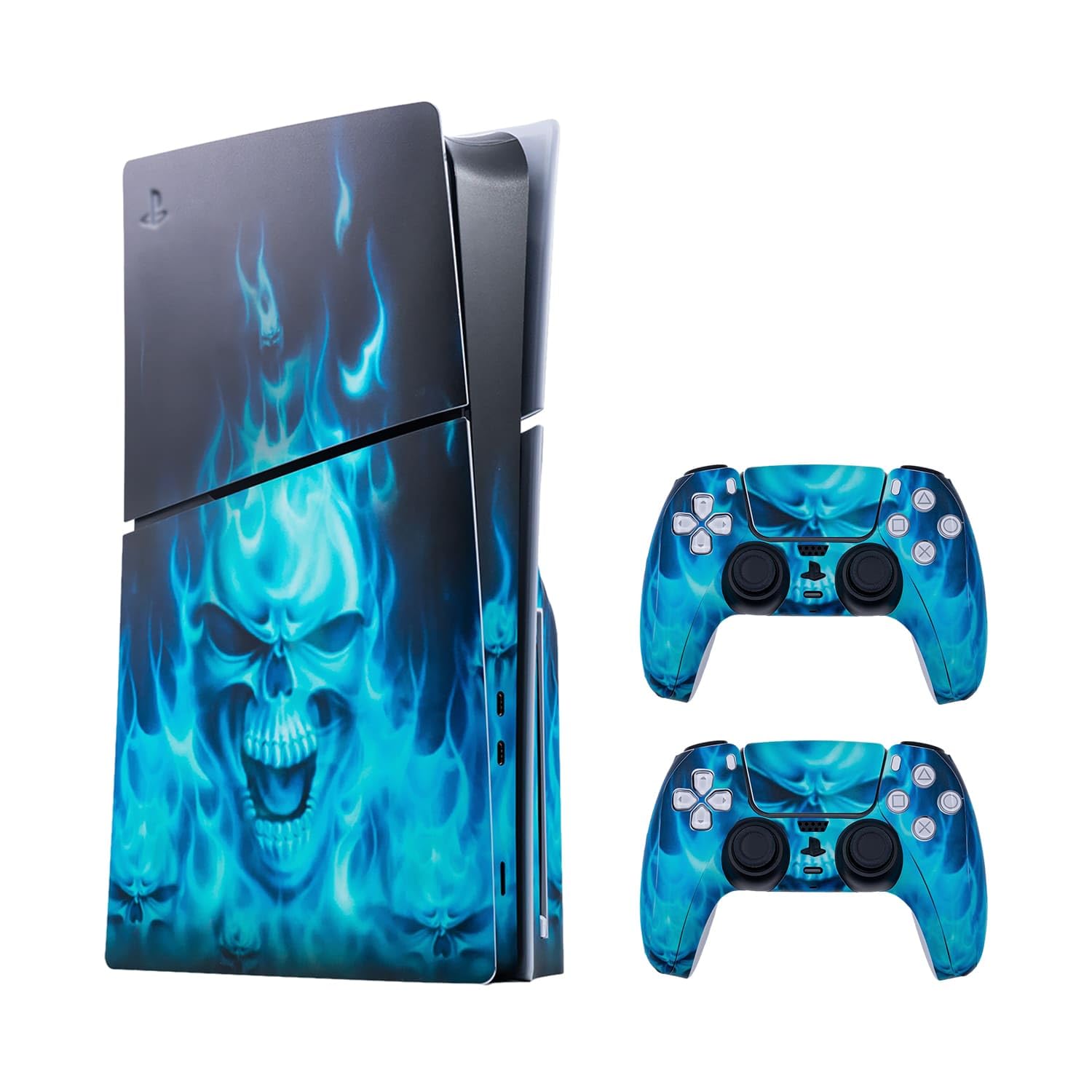 McBazel Vinyl Skin Sticker for PS5 Slim Disc Edition - Custom Decal Wrap, Protective Cover (Not Compatible with PS5/PS5 Pro) | Gaming Console Decoration & Personalization Accessory