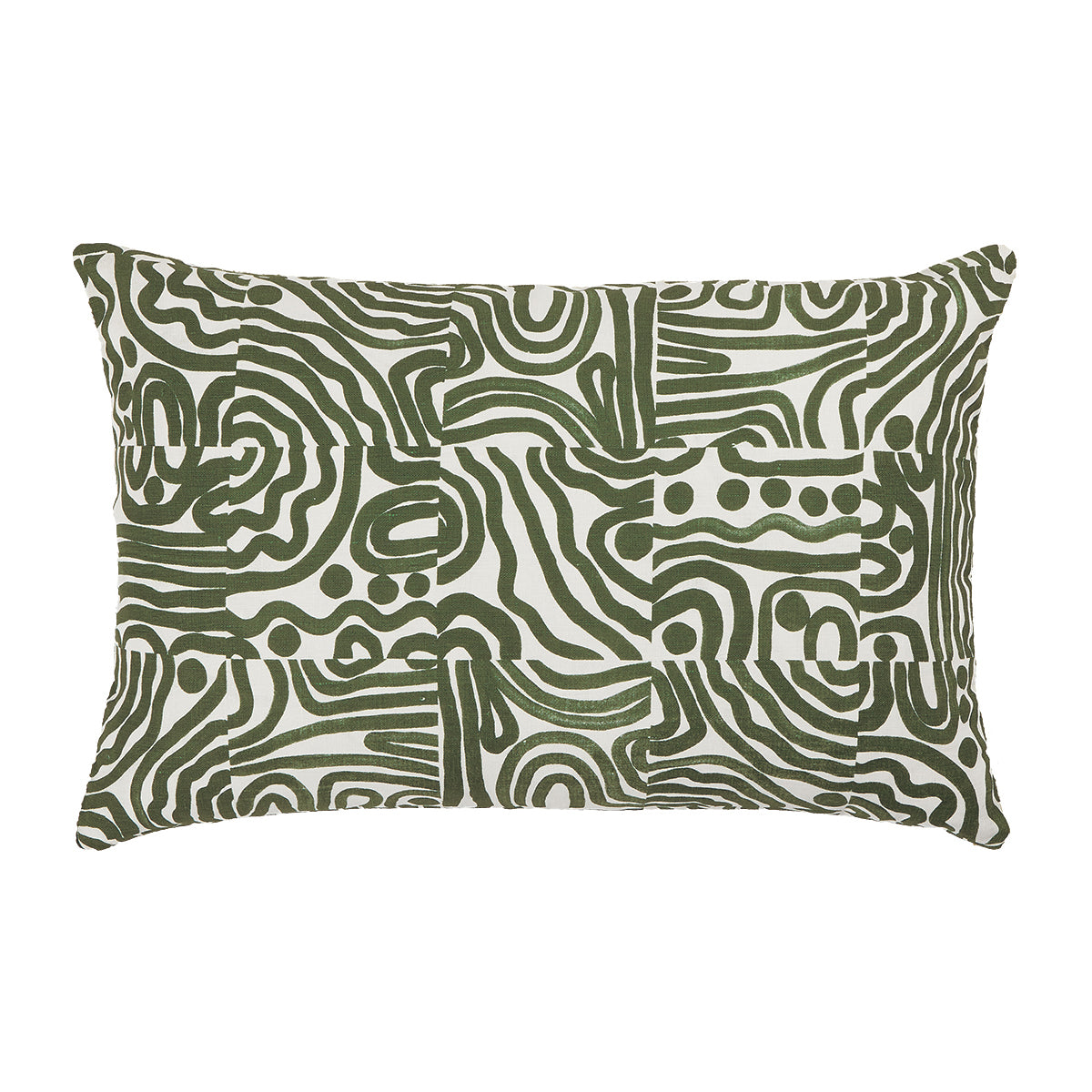 Bonnie & Neil Ocean Swell Decorative Throw Pillow Cover 40x60cm - Coastal Home Decor for Living Room, Bedroom & Outdoor Seating