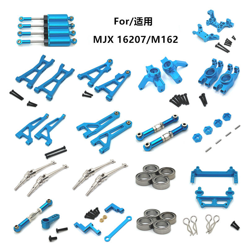 MJX 1/16 16207/M162 RC Car Metal Upgrade Parts Kit - High Performance Replacement Parts for RC Truck & Off-Road Vehicle - Perfect for Racing, Crawling & DIY Repair