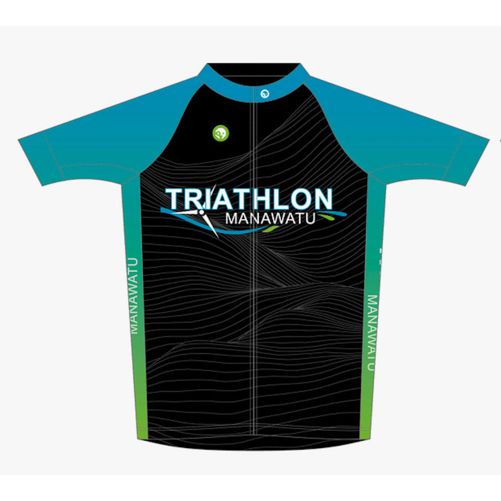 Premium TRI MANAWATU Cycling Jersey - Breathable & Moisture-Wicking Bike Shirt for Men & Women - Perfect for Road Biking, Mountain Cycling & Triathlon Training