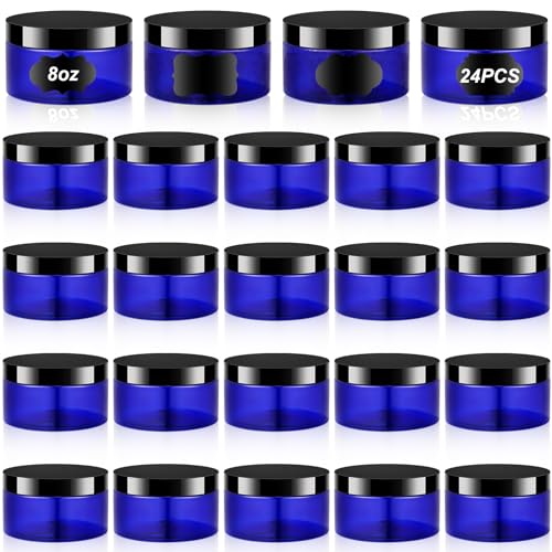 Blue with Black Lid