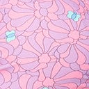 Vintage 1970s Floral Swim Top - Purple & Pink Retro Bikini Top for Women | Beachwear, Pool Party & Summer Vacation Outfit