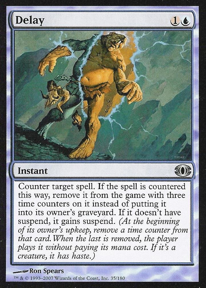 Magic: The Gathering - Delay (Future Sight) - Collectible Trading Card Game - Perfect for MTG Deck Building and Competitive Play