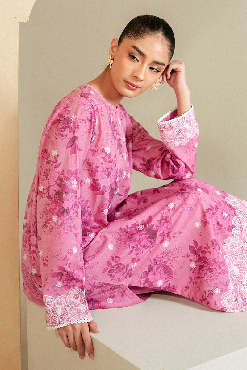 MOON LIGHT 2-Piece Lawn Suit for Women - Summer Casual Outfit for Picnics, Garden Parties & Outdoor Events