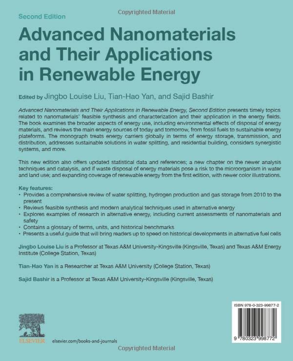 Advanced Nanomaterials for Renewable Energy Applications - High-Efficiency Solar Cells & Energy Storage Solutions for Sustainable Power Generation