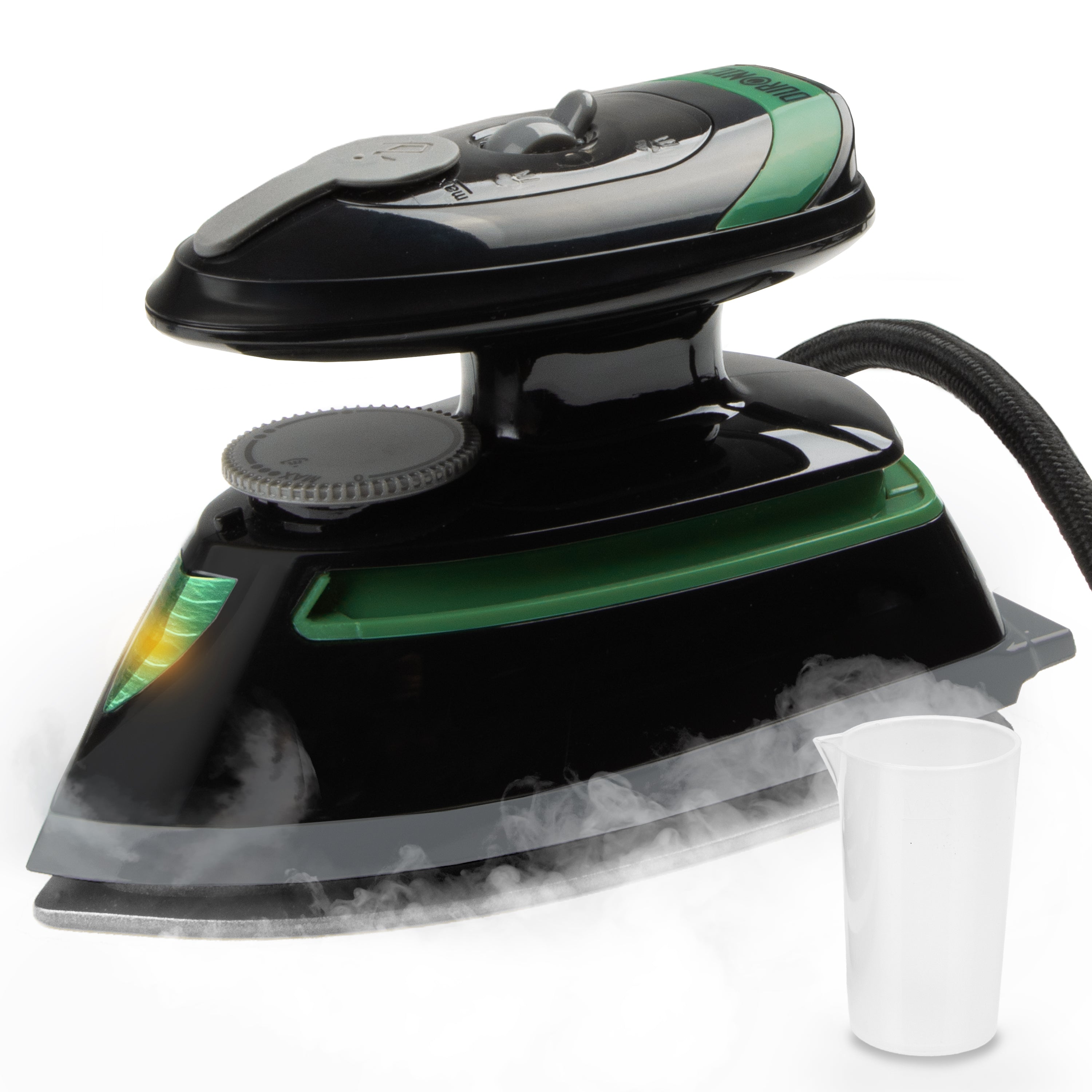 Duronic SI4 BG Portable Travel Iron - 420W Dual Voltage Mini Steam Iron with Ceramic Plate | Lightweight & Compact | Perfect for Business Trips, Vacations, Sewing & Home Use