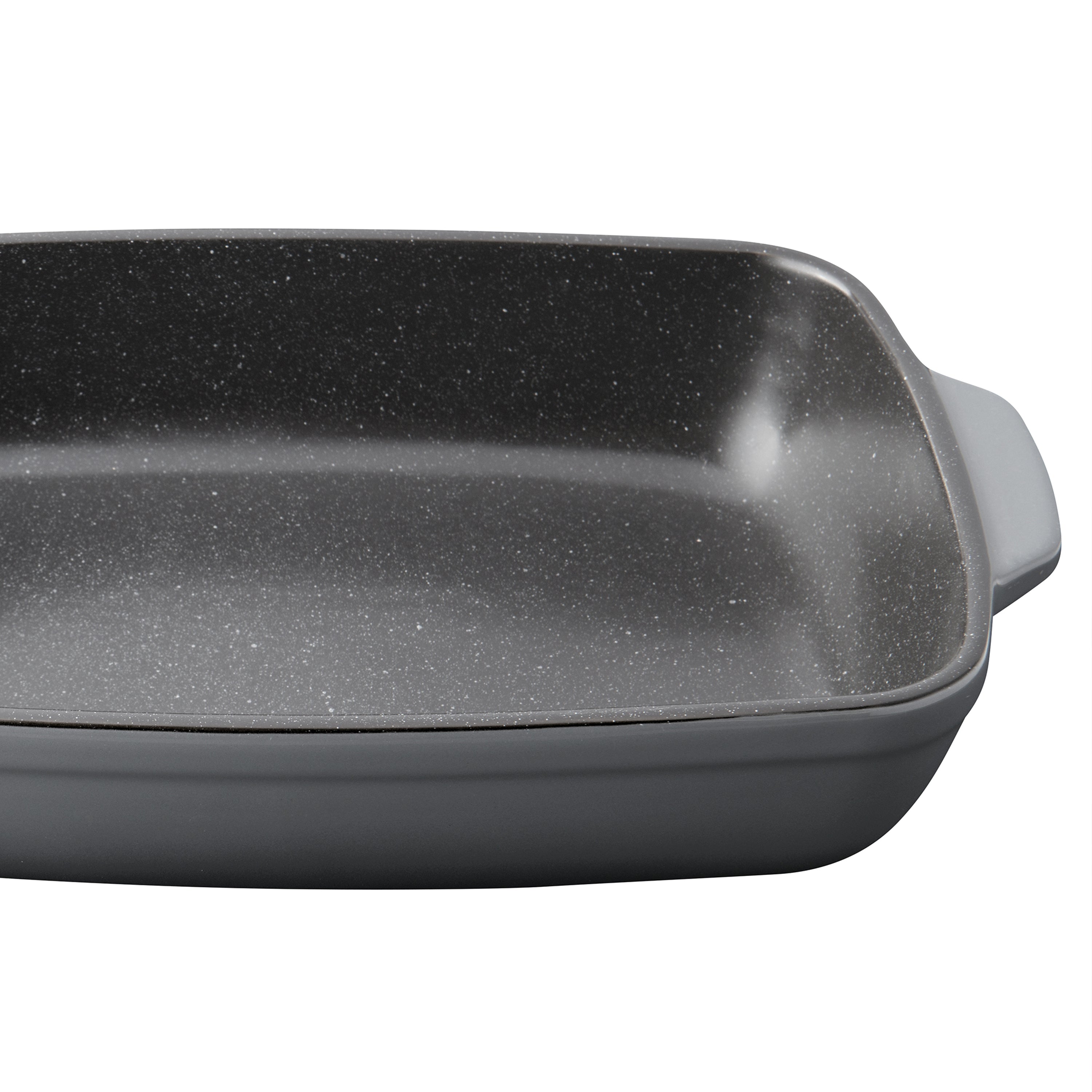 BergHOFF GEM Stoneware 3-Piece Large Baking Dish Set | Oven Safe Ceramic Cookware for Casseroles, Lasagna & Roasts | Perfect for Family Dinners & Holiday Cooking