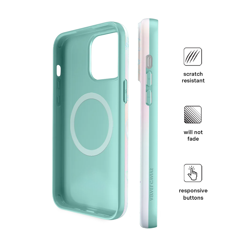 Aqua Angels iPhone Case - Waterproof & Shockproof Protective Cover for iPhone 12/13/14/15 Pro Max - Perfect for Outdoor, Swimming & Travel