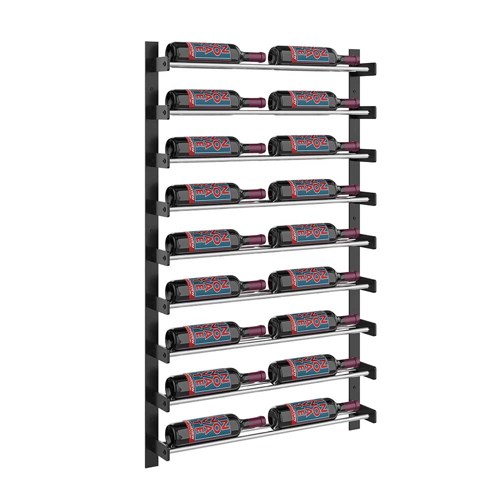Premium 45-Inch Tall 2-Column Wine Wall Rack - Modern Wine Storage Solution for Home Bar, Dining Room & Kitchen Decor