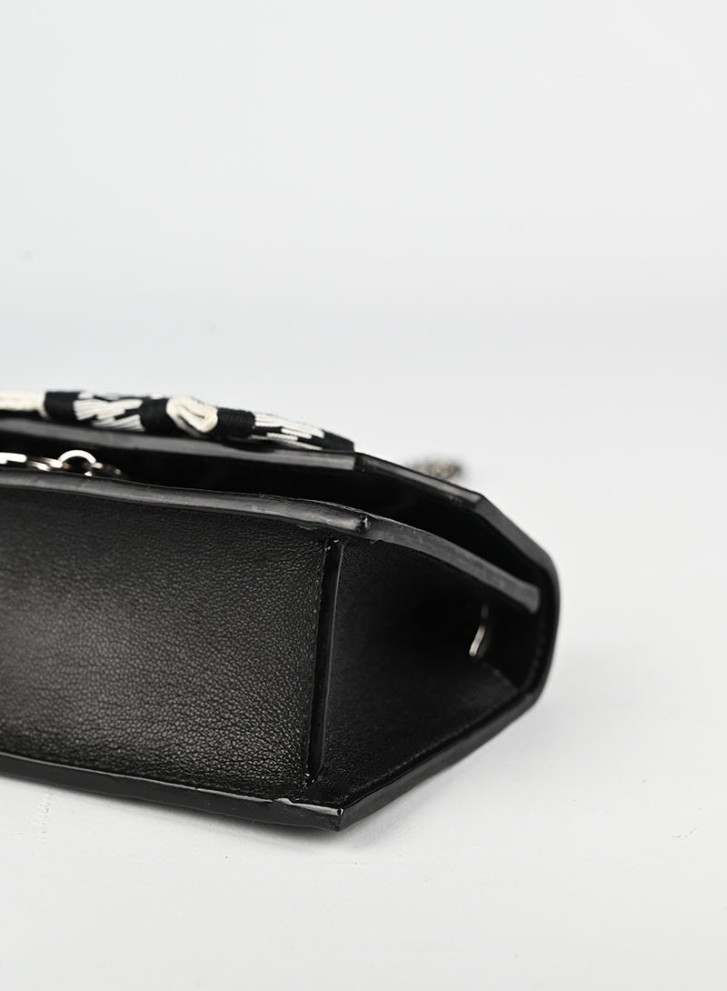 Jimmy Choo I Want Choo Black Crossbody Bag for Women - Elegant Shoulder Purse for Evening Parties, Date Nights & Special Occasions