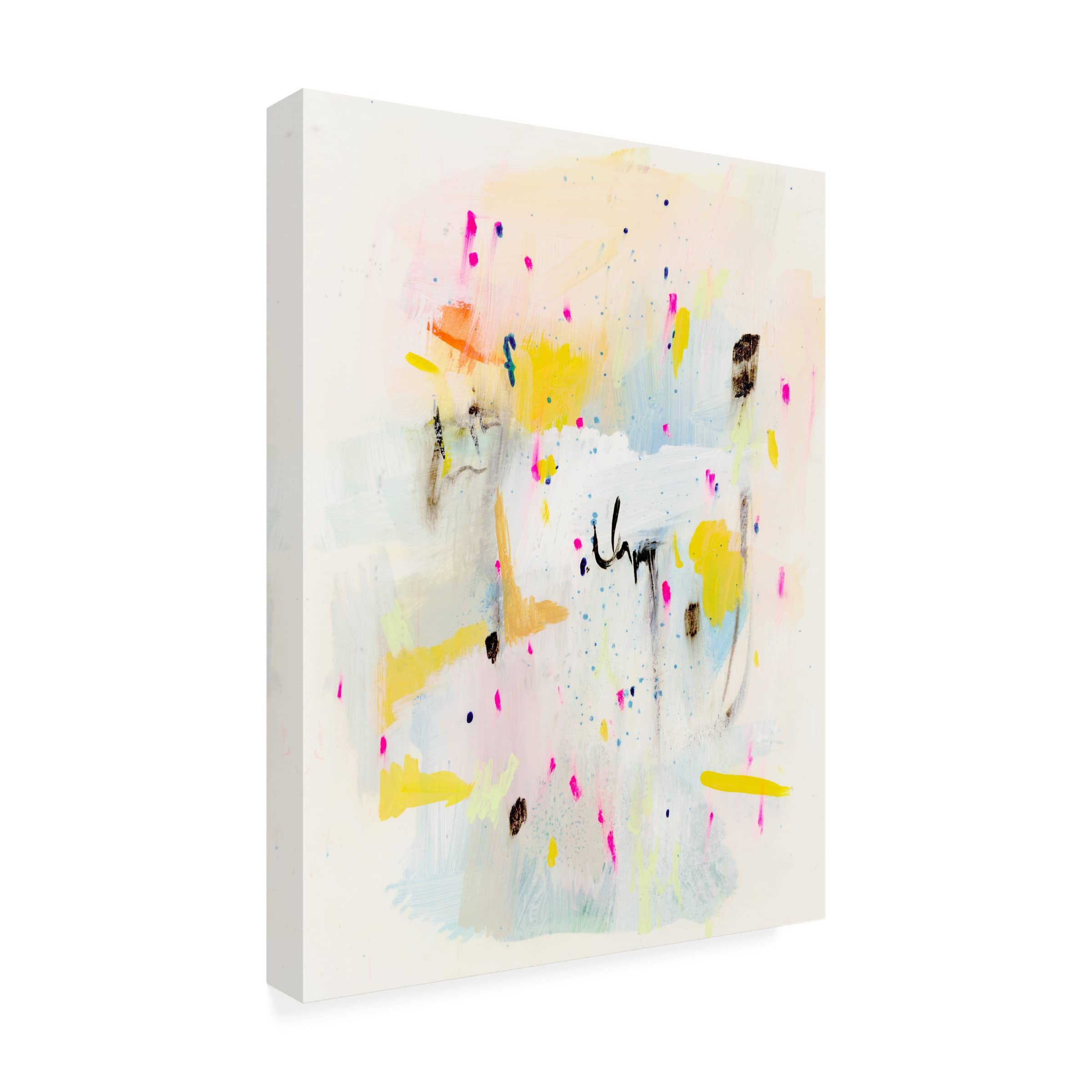 Victoria Barnes 'Sprinkle IV' Canvas Wall Art Print - Modern Abstract Painting for Living Room, Bedroom & Office Decor | Trademark Fine Art Collection