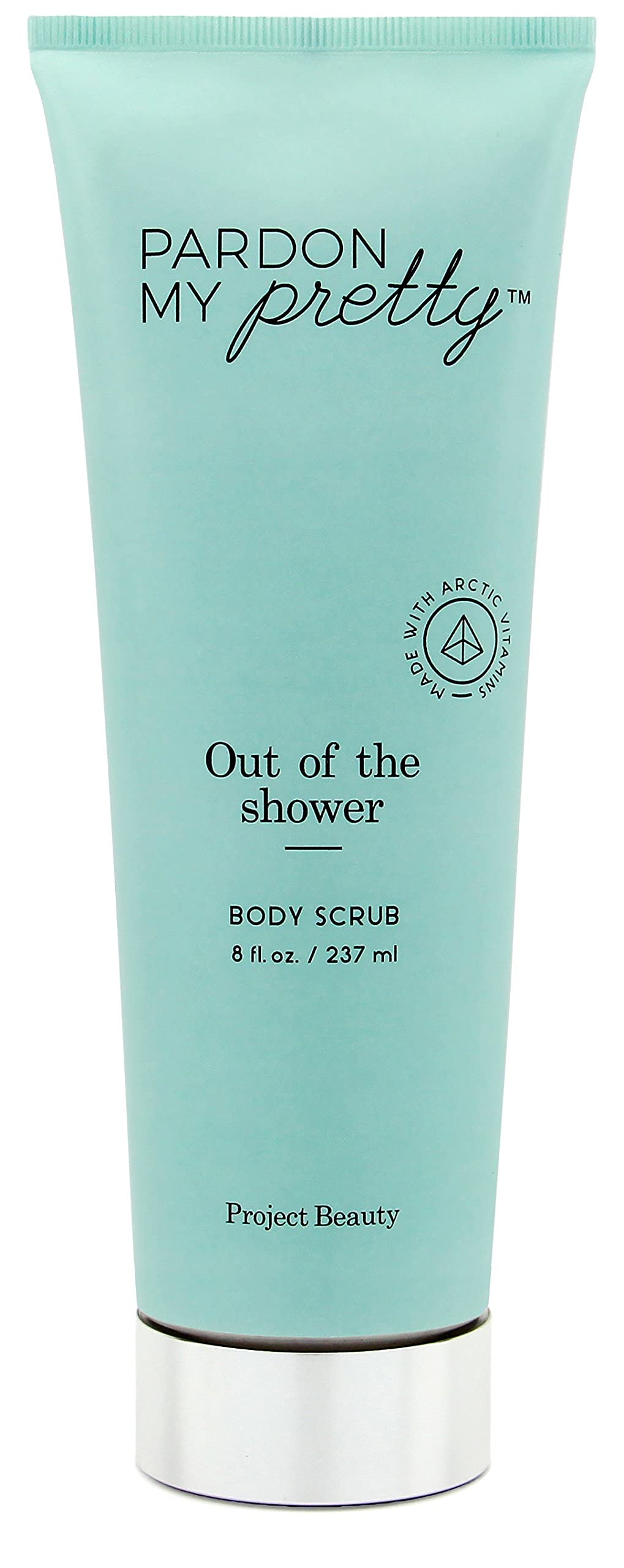 Pardon My Pretty Out of the Shower Body Scrub with Arctic Vitamins - 8oz Exfoliating & Moisturizing for Smooth Skin - Perfect for Post-Shower & Pre-Self Care Routine