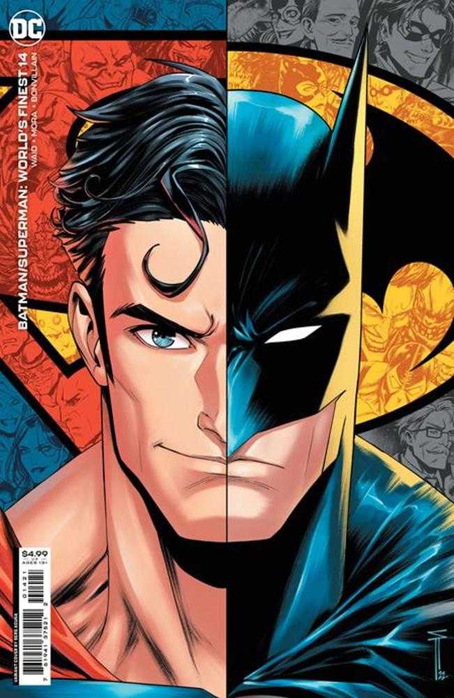 Batman Superman Worlds Finest #14 Cover B Serg Acuna Variant - DC Comics Collectible Trading Card - Perfect for Superhero Fans & Comic Book Collectors