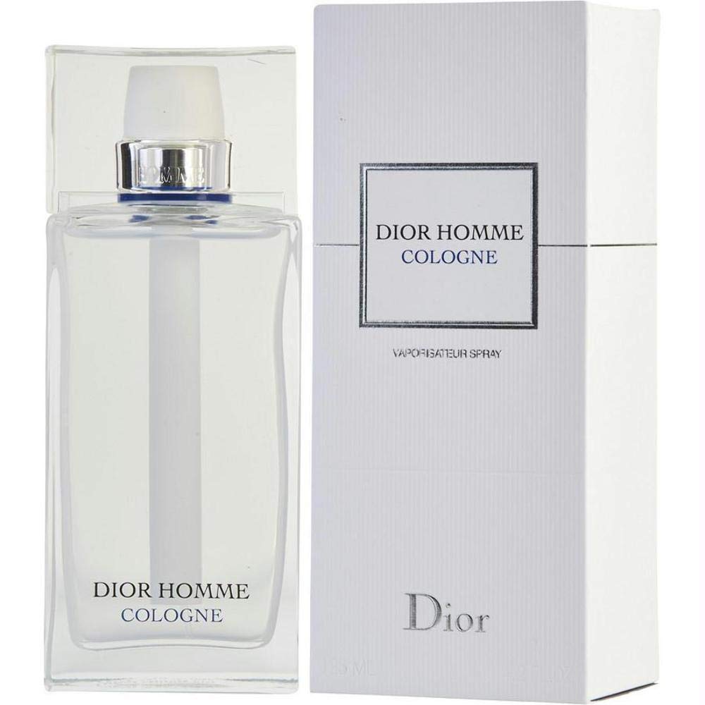 Dior Homme by Christian Dior Cologne for Men - 4.2 oz / 125 ml Eau de Toilette Spray - Fresh Woody Scent for Day & Night Wear, Office & Special Occasions