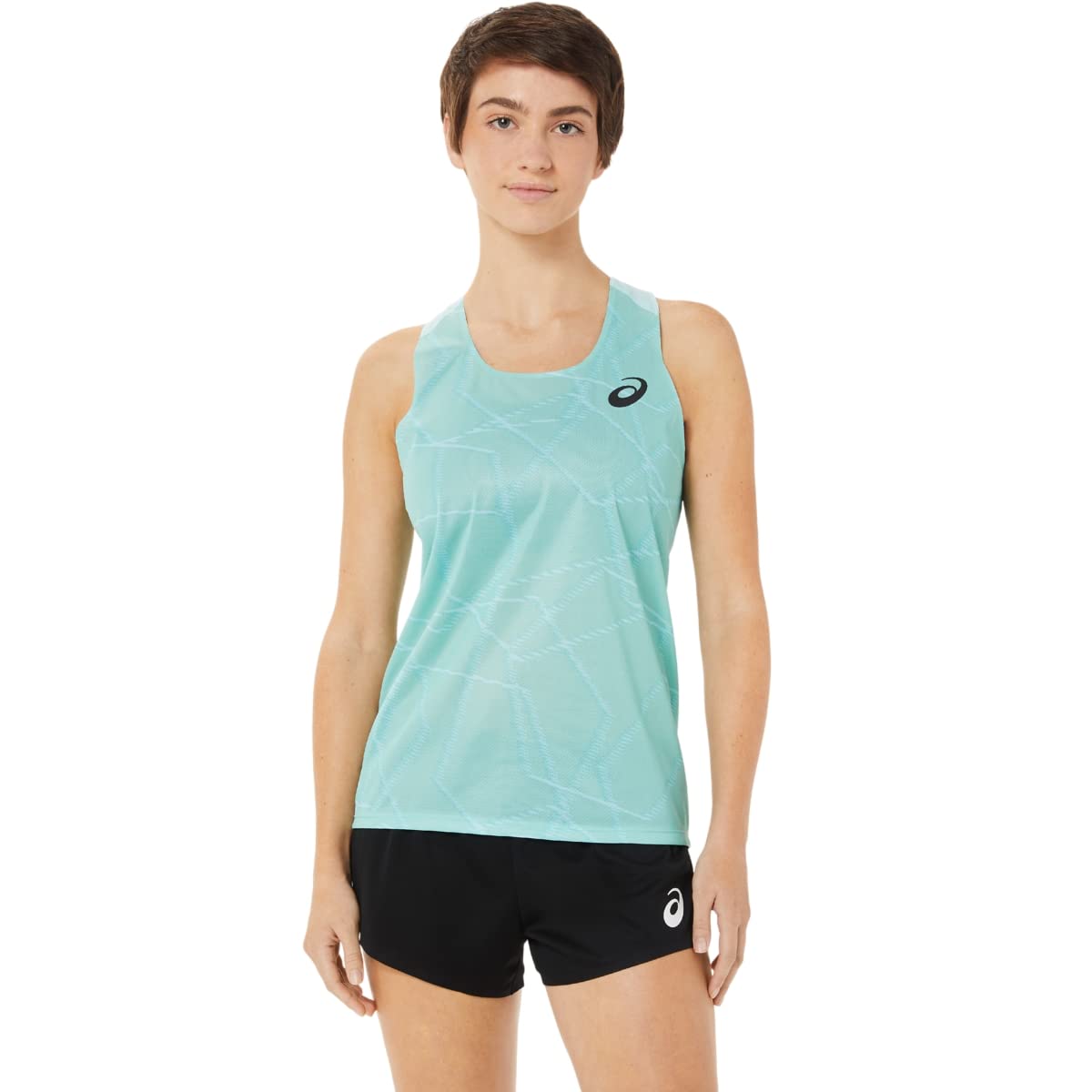 ASICS Women's Lightweight Mesh Singlet Top - Breathable Workout Tank for Running, Yoga & Gym Training - Comfortable Athletic Apparel for Active Lifestyles