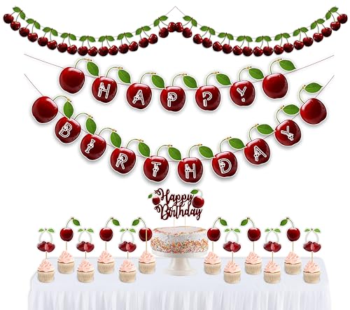 Cherry Theme Birthday Party Supplies
