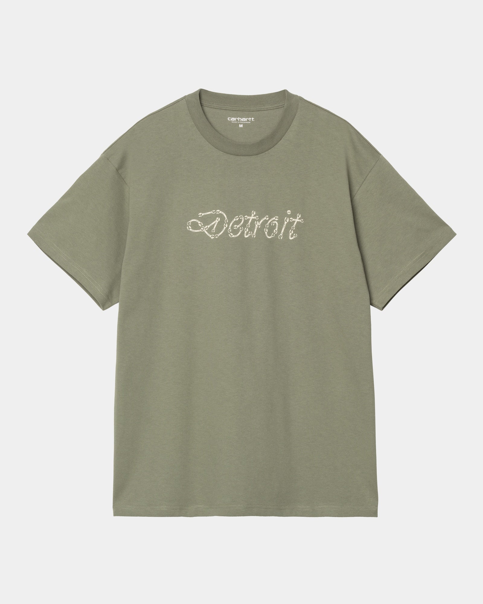 Peace And Work Graphic T-Shirt - Dollar Green & Natural Cotton Tee for Casual Wear, Street Style & Everyday Comfort