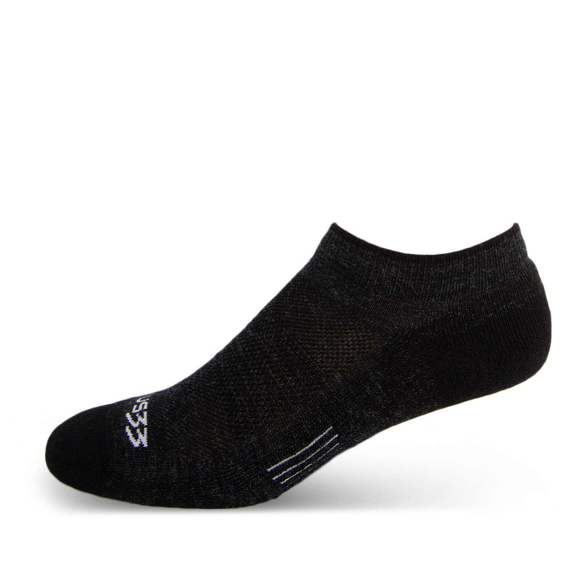 Premium USA Made No Show Socks for Running & Hiking - Breathable Merino Wool Socks - Mountain Heritage Collection - Perfect for Workouts, Travel & Outdoor Adventures
