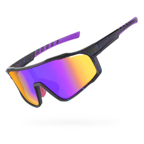 Black Frame Purple Lenses
