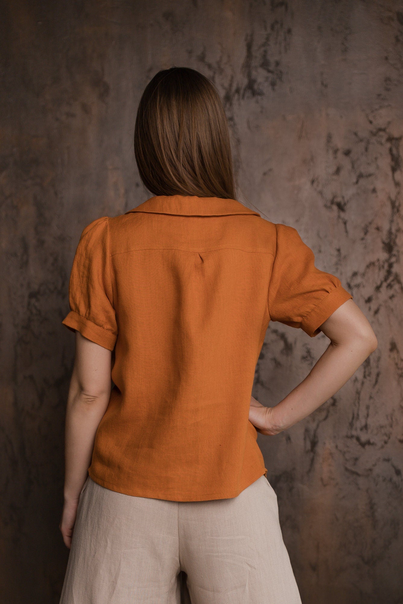 Oversized Shirt MARIA - Stylish Loose Fit Casual Blouse for Women | Trendy Plus Size Tops for Everyday Wear, Work & Outfits