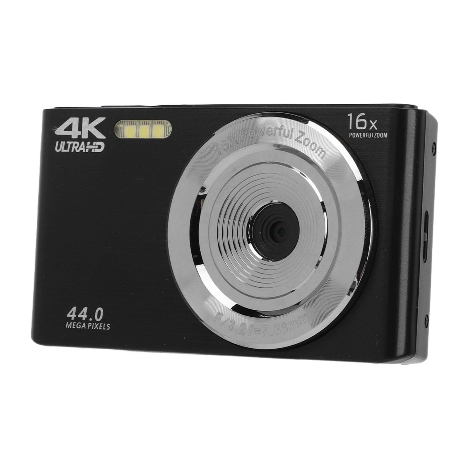 16X Digital Zoom Camera with 4K 44MP HD Resolution - 2.8in LCD Screen, 6X Optical Zoom, Shockproof & Shake Proof Design - Perfect for Travel Photography, Outdoor Adventures, Vlogging and Everyday Use
