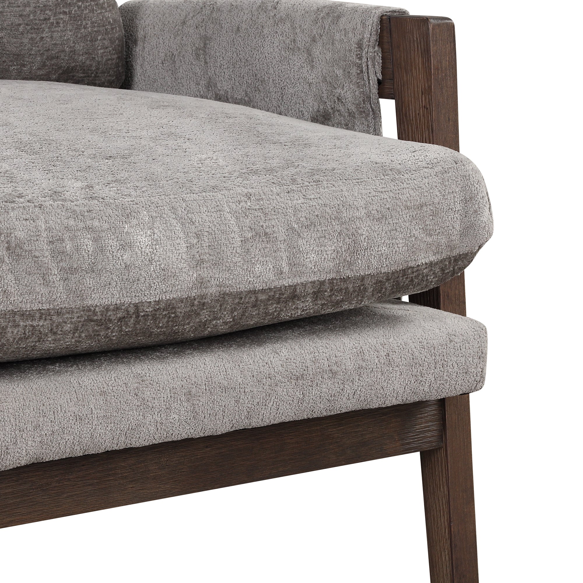 Kelly Mid Century Modern Velvet Accent Armchair - Stylish Roundhill Furniture for Living Room, Bedroom & Office - Comfortable Lounge Chair for Home Decor