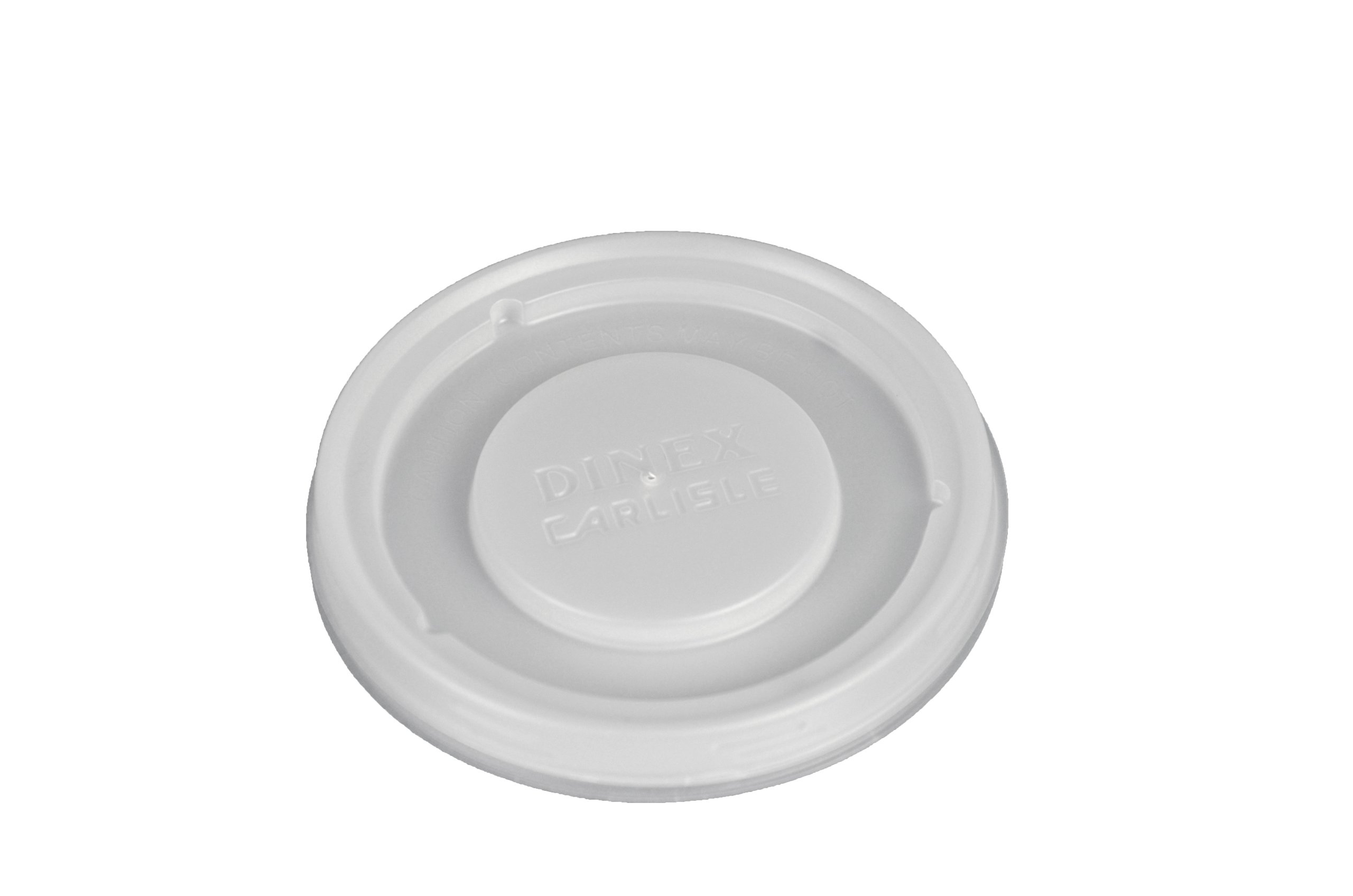 DINEX DX30008714 Disposable Polystyrene Translucent Lid 3.5 Inch Diameter - Fits Turnbury 9oz Insulated Bowl (Pack of 1500) - Perfect for Takeout, Catering & Food Service Businesses