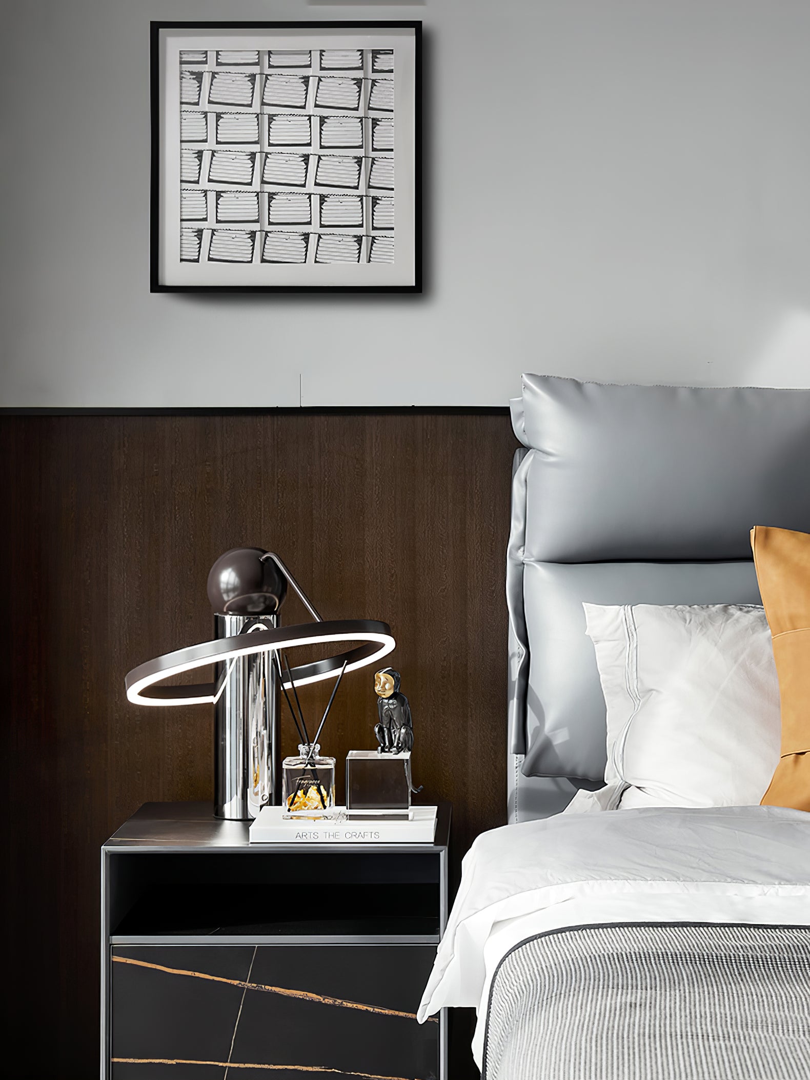 Modern LED Table Lamp for Home & Office - Adjustable Brightness, Energy Efficient Desk Light for Reading, Working, and Decor - Perfect for Bedroom, Living Room, or Study Area