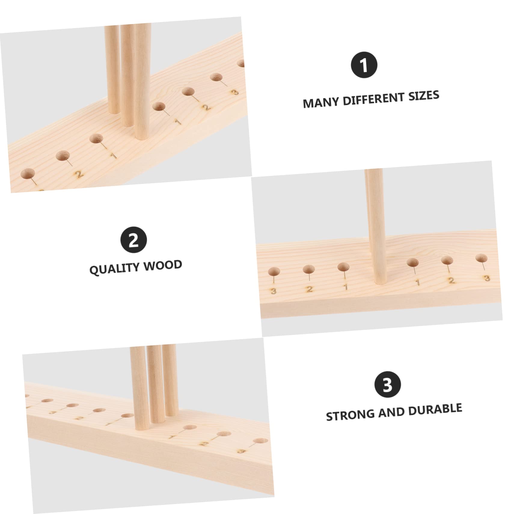 DIY Large Bow Maker Tool - Wooden Ribbon Craft Bow Maker for Wreaths, Gift Wrapping, Hair Accessories & Home Decor - Perfect for Holiday Decorations, Wedding Bows and Craft Projects