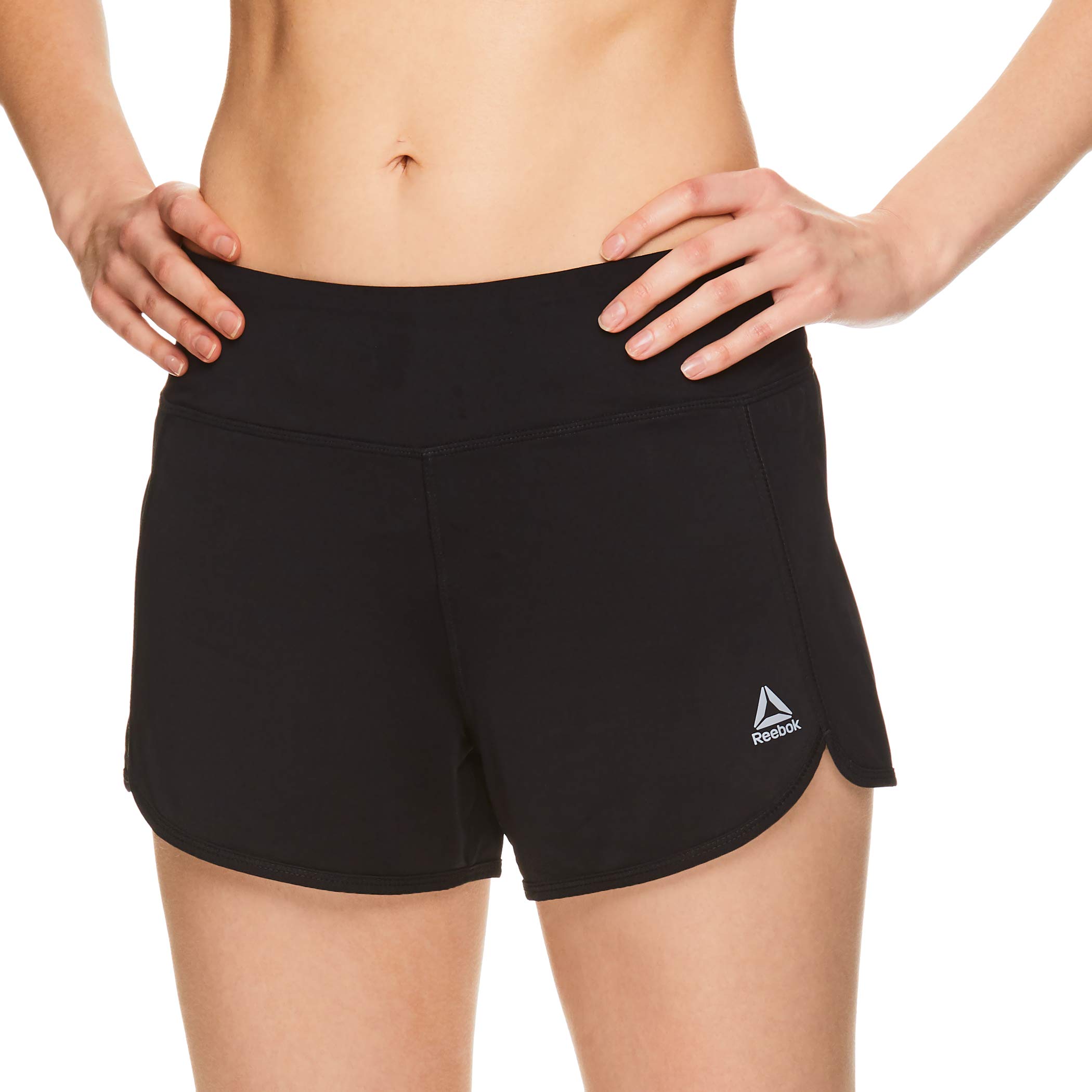 Reebok Women's Gym Shorts - High Waist Workout Shorts for Running, Yoga & Training - Breathable & Comfortable Athletic Shorts for Women